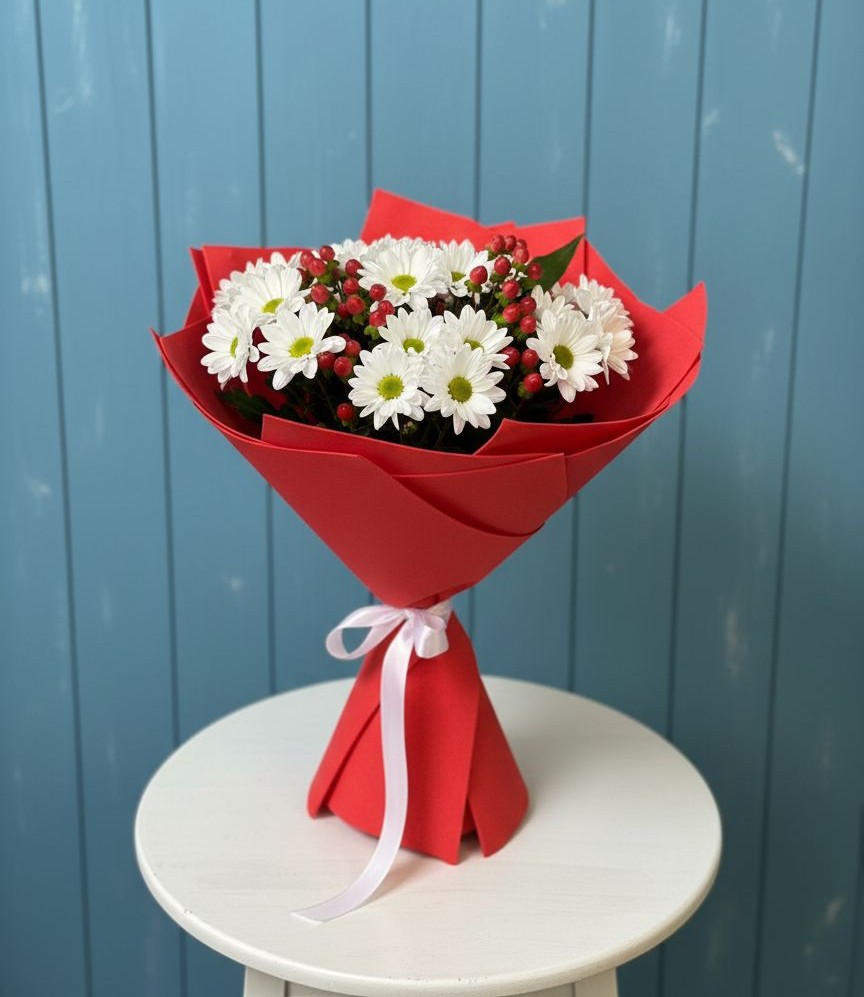 Букет цветов из: Хризантемы в Ольявидово