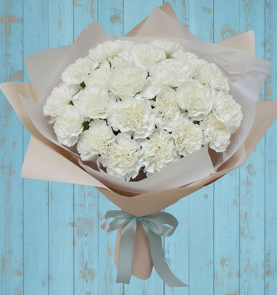 Букет цветов из: Гвоздики в Ольявидово