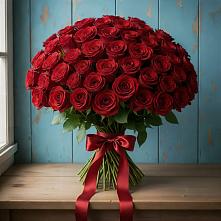 Букет Красные розы Блэк Меджик в Ольявидово