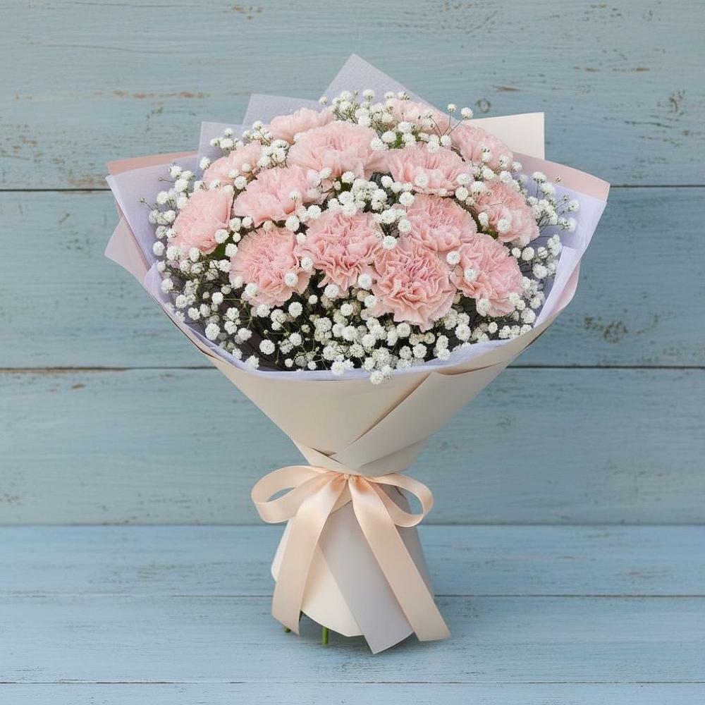 Букет цветов из: Гвоздики в Ольявидово