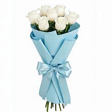 Букет 7 белых роз Проуд #REPLACE_PRED# Ольявидово