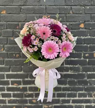 Букет цветов из:  Герберы и Хризантемы в Ольявидово