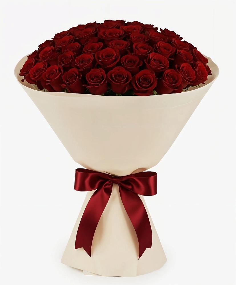 Букет 101 Бордовая роза Блэк Бакарра в Ольявидово