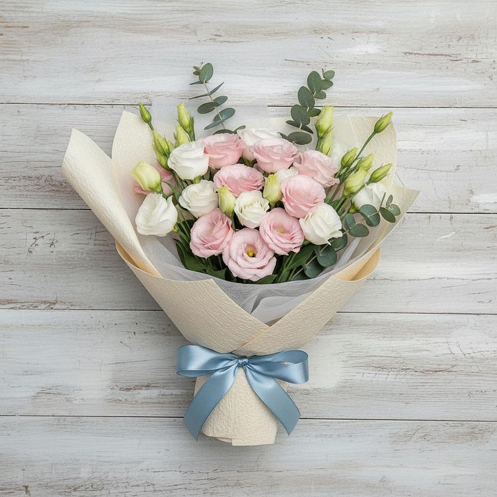 Букет цветов из: Лизиантусы в Ольявидово